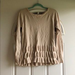 Open Back Sweater Size L